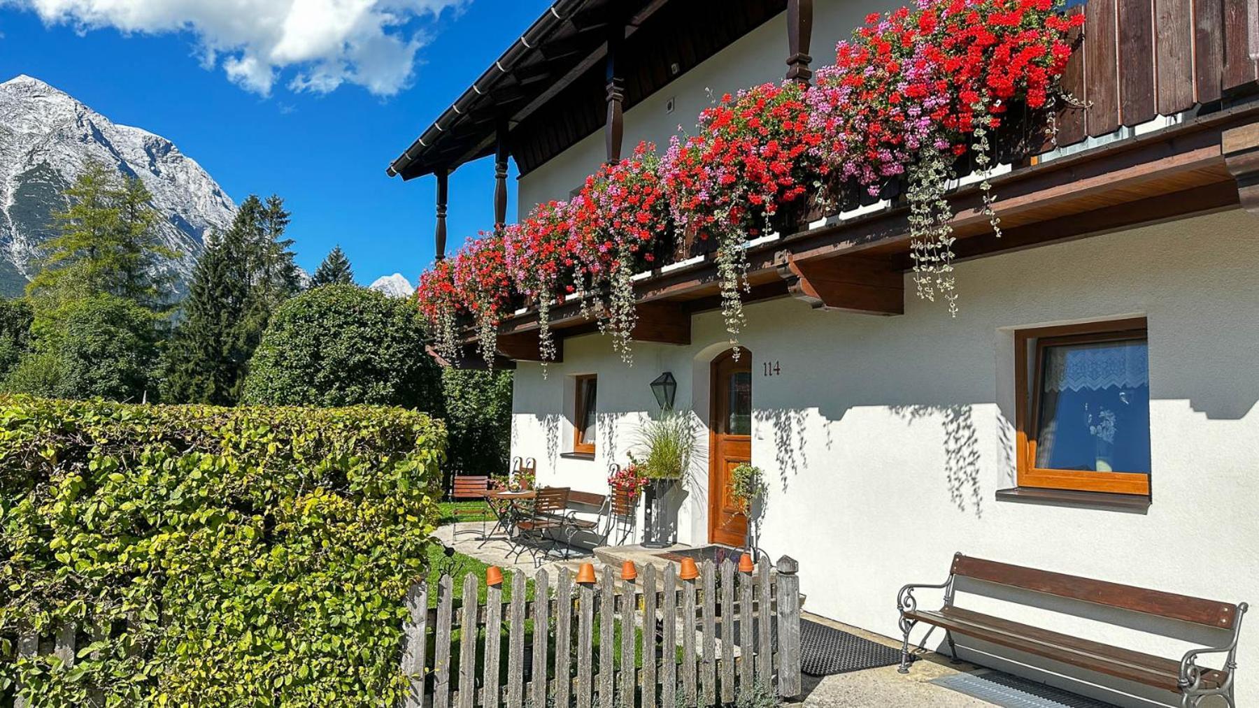 Alte Schmiede Hotel Leutasch Buitenkant foto